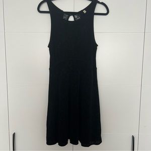 Free People Black Keyhole Dress